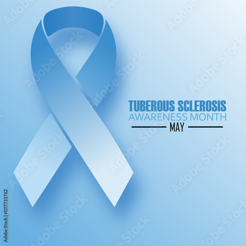 Vector graphic of Tuberous Sclerosis Awareness Month for Tuberous Sclerosis Awareness Month celebration.
