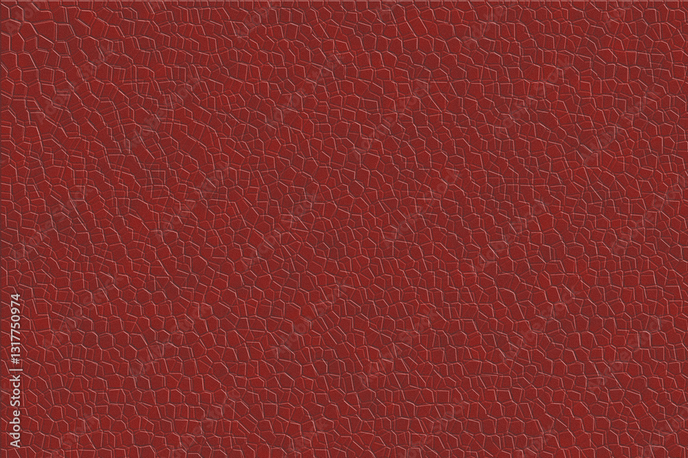 Fototapeta premium Leather texture with a deep red color.
