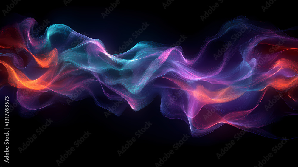Sprawling deep-space nebula explosion, with majestic tendrils of iridescent gas swirling in a mesmerizing dance, set against a velvety black background. Iridescent Flames. Illustration Sprawling deep-space nebula explosion, with majestic tendrils of iridescent gas swirling in a mesmerizing dance, set against a velvety black background. Iridescent Flames. Illustration