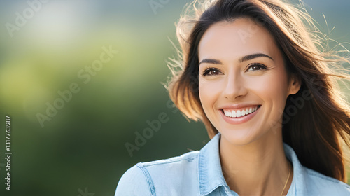 Happy smiling woman