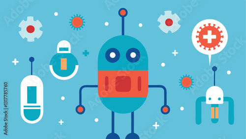 These illustrations can visually convey the complex and fascinating role of nanobots in medical applications while remaining simple and accessible.
