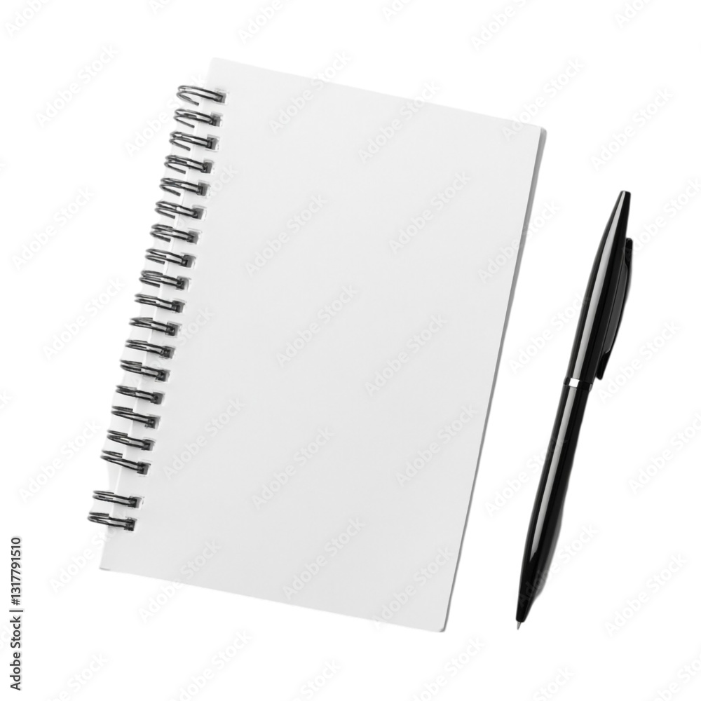 Blank Spiral Notebook and Pen Ready to Write Blank Spiral Notebook and Pen Ready to Write
