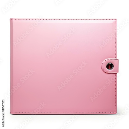 Sleek and stylish leather portfolio folder, showcasing a refined design, perfect for professional presentations. photo