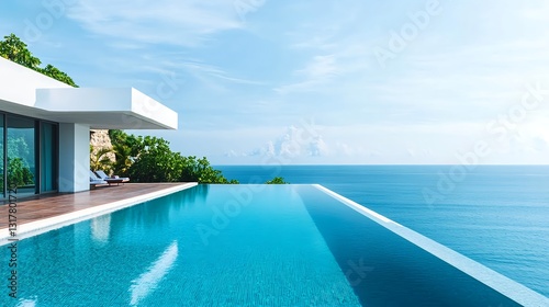 Infinity Pool  Ocean View Villa - Minimalist Architecture