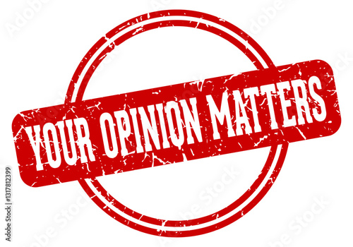 your opinion matters stamp