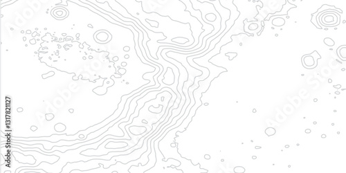  Seamless and High-Detail Topographic Map Design with Artistic Elevation Contours and Geographic Relief Representation
