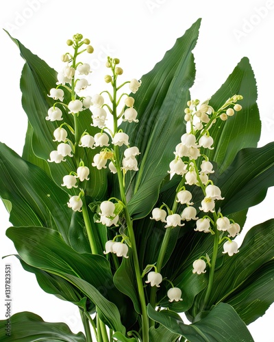 A picture of a daffodil branch harvested to offer on the first of May photo