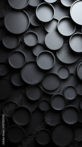 The black circle drops for wallpaper phone