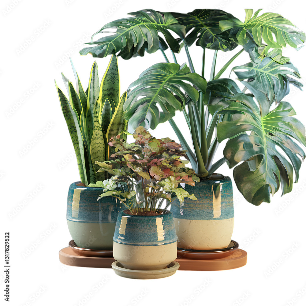 palm tree in a pot