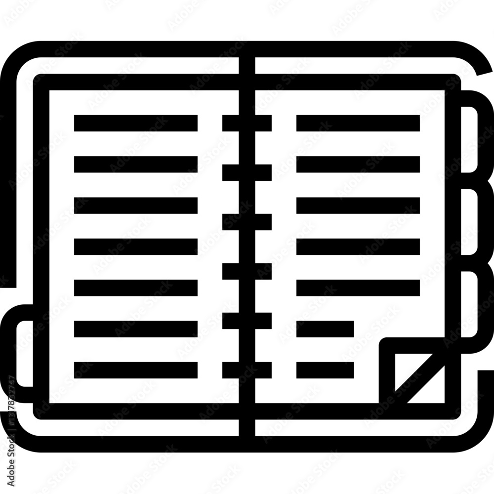 A Meticulously Organized Planner, Ready For A New Week, Promising Productivity And Achieving Goals With Clean Lines And Crisp Black And White A Meticulously Organized Planner, Ready For A New Week, Promising Productivity And Achieving Goals With Clean Lines And Crisp Black And White