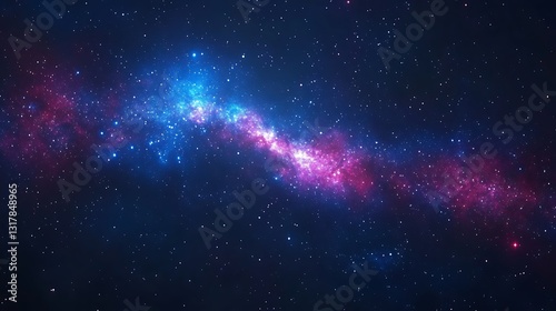 Wallpaper Mural A Colorful Band of Stars Across a Dark Night Sky Torontodigital.ca