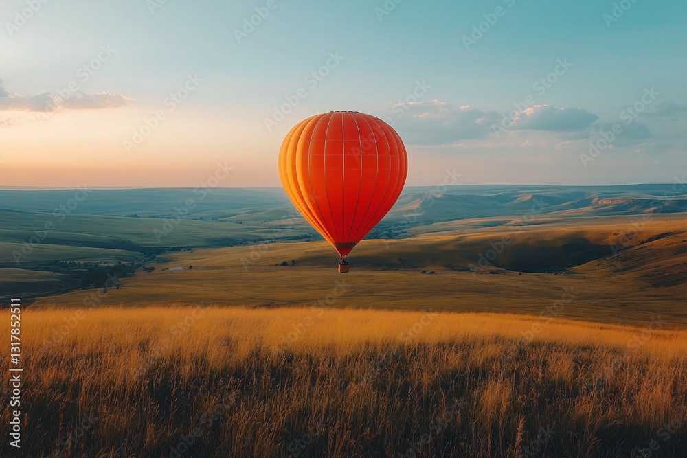 Obraz premium Hot Air Balloon Sunrise