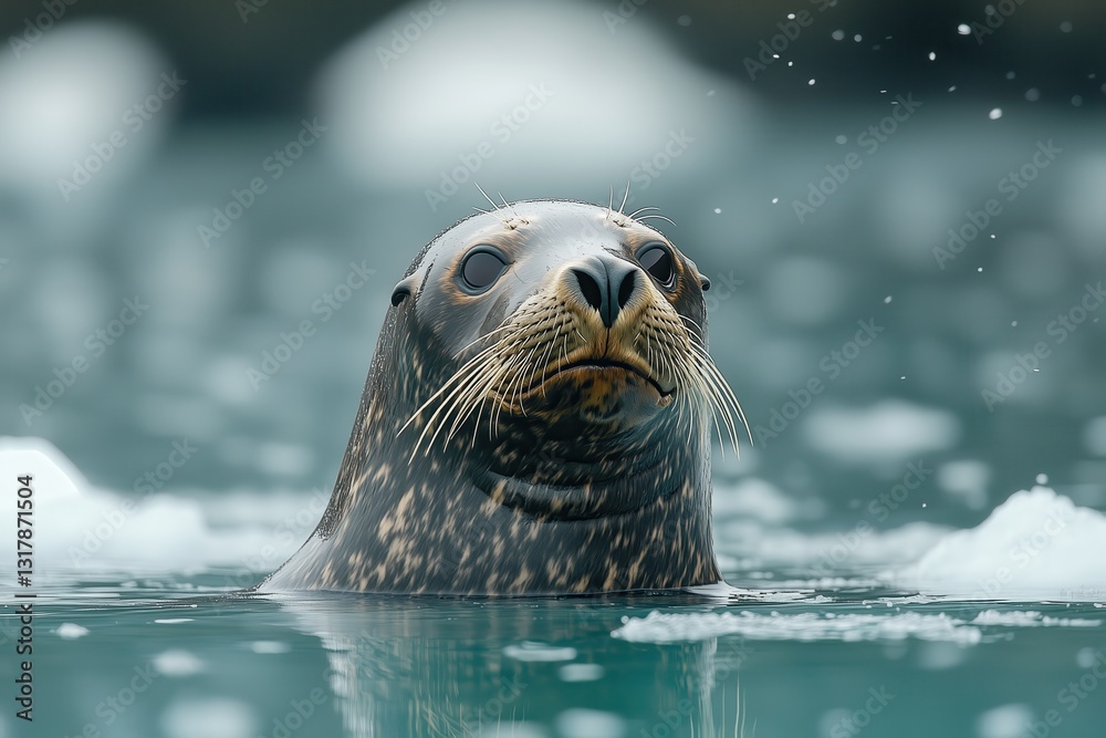 Fototapeta premium Seal Swimming in Water