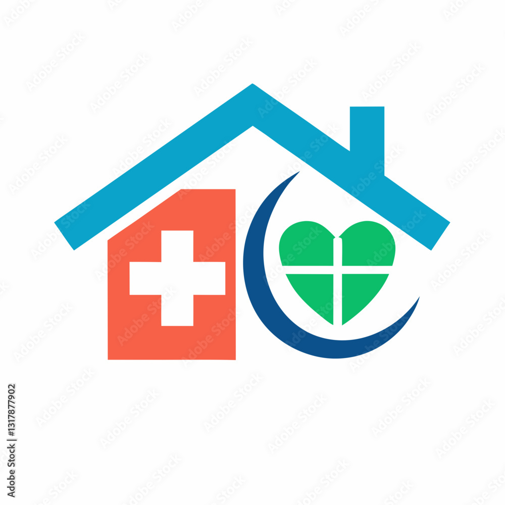 Obraz premium green house icon green house logo green home icon