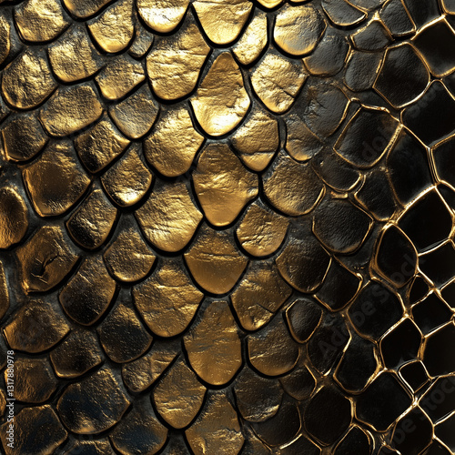 gold snake skin texture