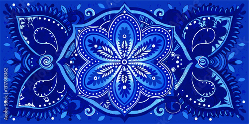 ornamental round lace pattern