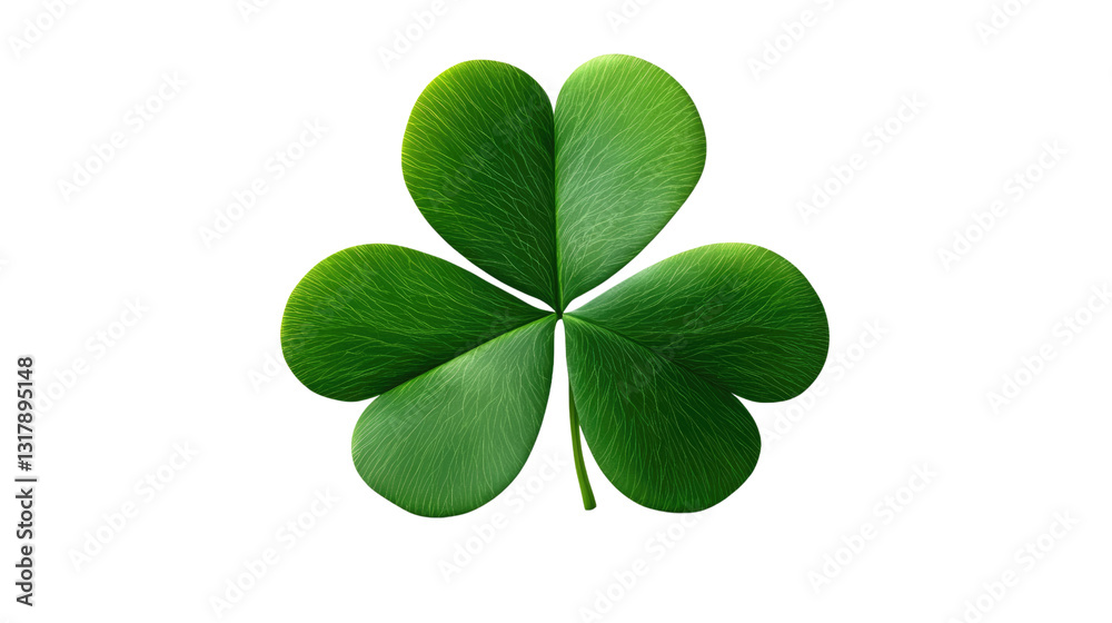 Lucky Shamrock: Close-up shot of a vibrant green shamrock, a symbol of good fortune and luck, perfect for St. Patrick's Day. Lucky Shamrock: Close-up shot of a vibrant green shamrock, a symbol of good fortune and luck, perfect for St. Patrick's Day.