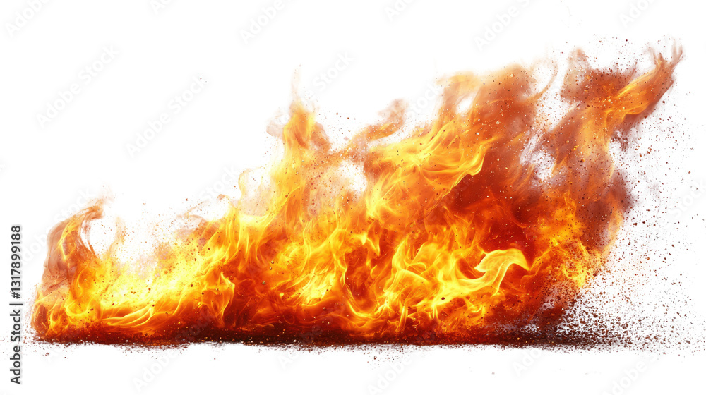 Blazing Inferno: An isolated flame dances and roars, depicting intense heat and destruction in a photorealistic rendering, showcasing the raw power of fire. Blazing Inferno: An isolated flame dances and roars, depicting intense heat and destruction in a photorealistic rendering, showcasing the raw power of fire.