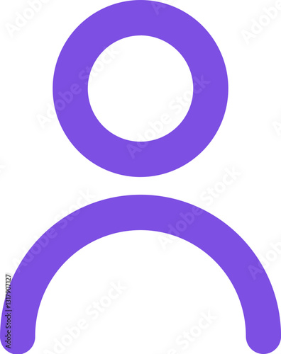 User alt rounded outline icon
