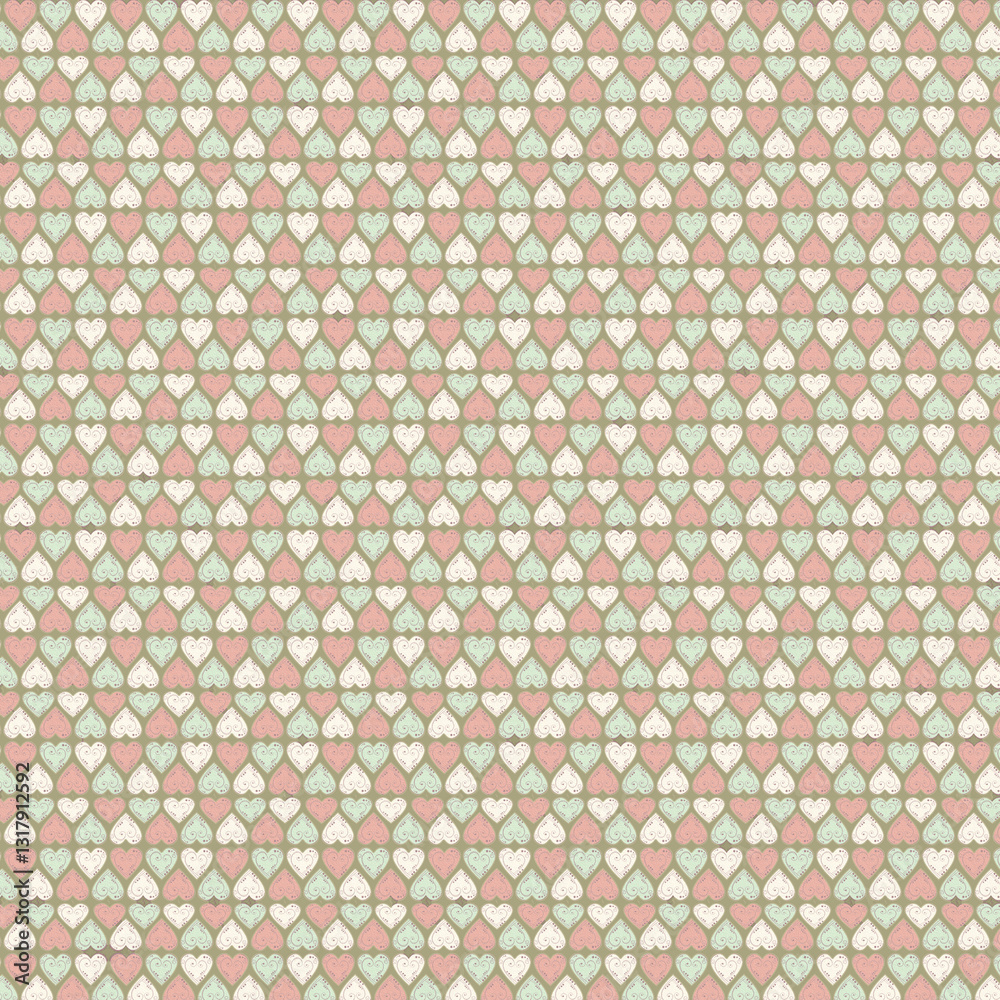 Love fabric paper and background with heart patterns for valentine's day, textured backdrop for christmas Love fabric paper and background with heart patterns for valentine's day, textured backdrop for christmas