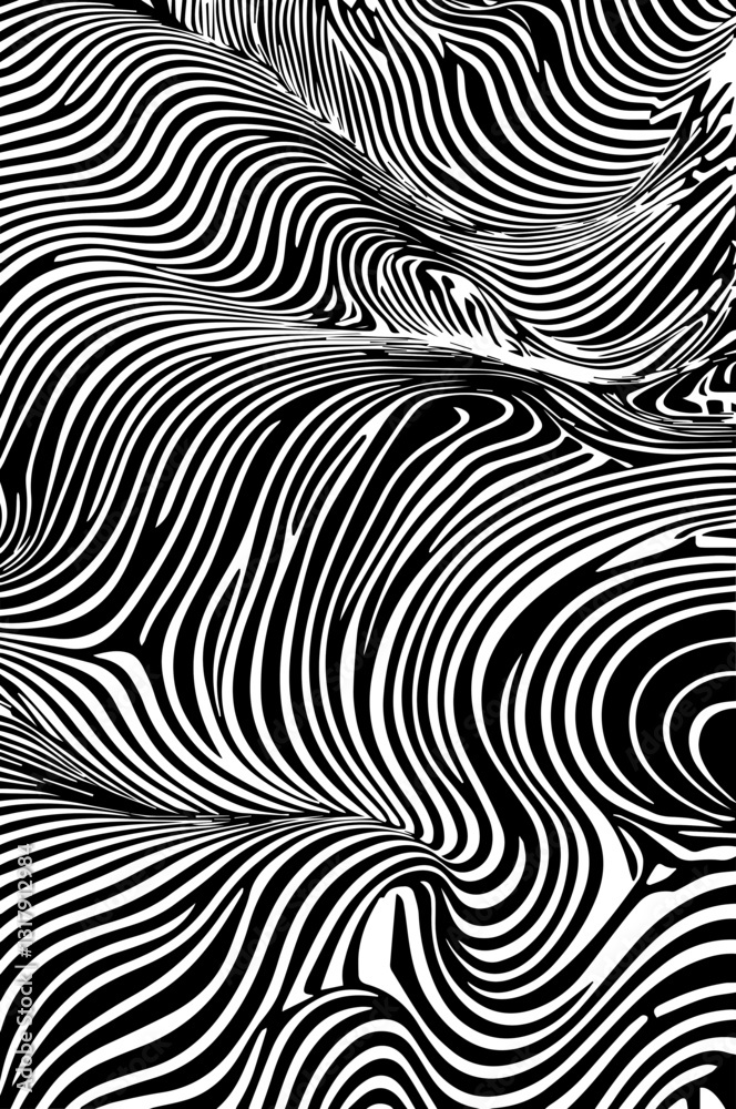 Abstract Black and White Wavy zebra stripes Line Pattern – Optical Illusion Background, Modern Art Design for Textiles, Wallpapers, Branding, Digital Graphics, and Contemporary Artistic Prints Abstract Black and White Wavy zebra stripes Line Pattern – Optical Illusion Background, Modern Art Design for Textiles, Wallpapers, Branding, Digital Graphics, and Contemporary Artistic Prints