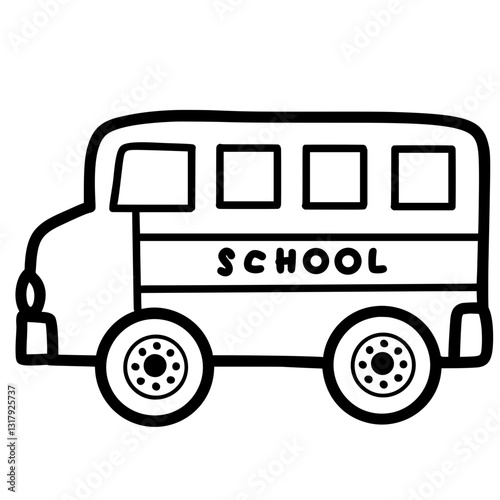 School bus outline