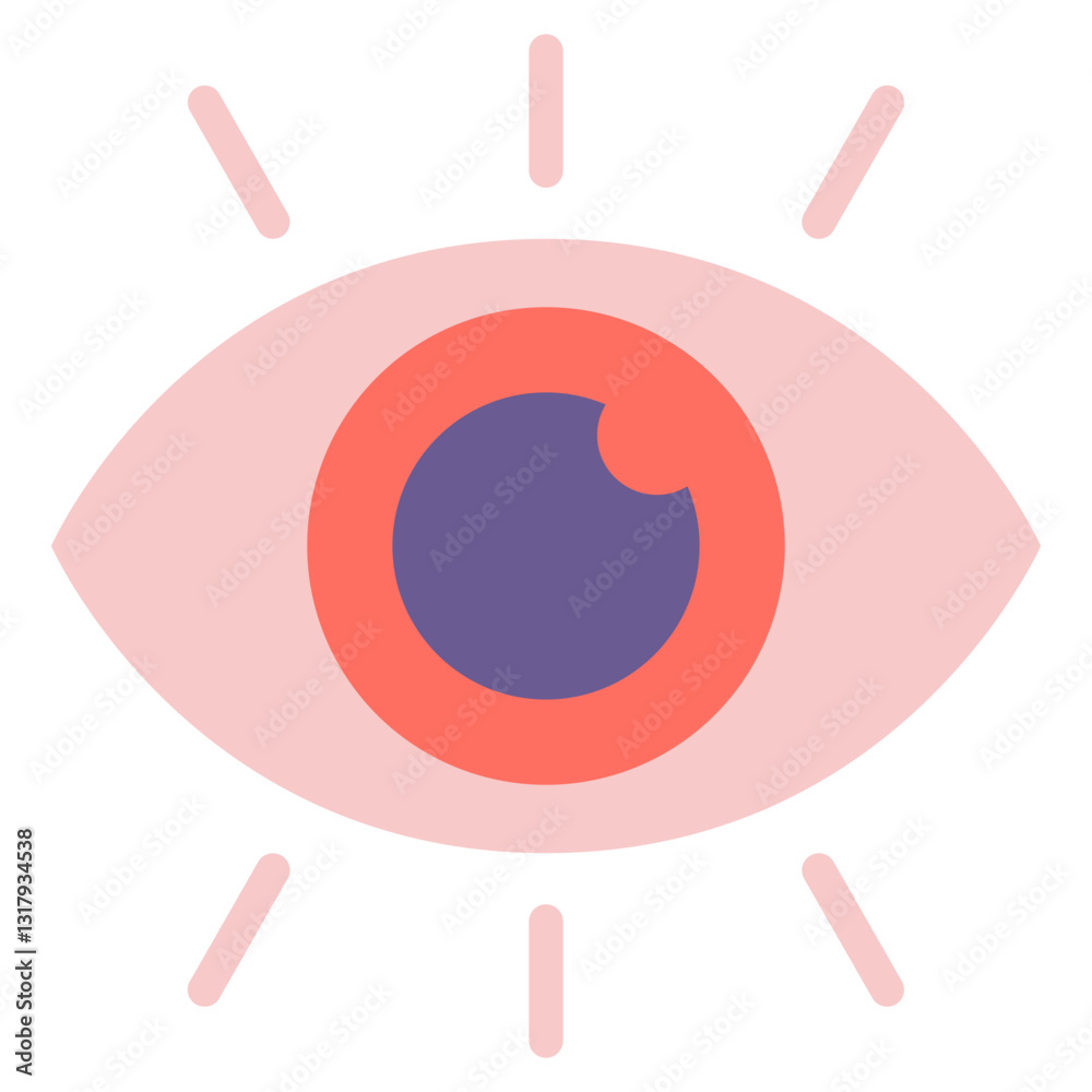 Stylized Eye Illustration for Creative Projects Stylized Eye Illustration for Creative Projects
