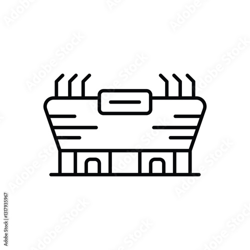 Stadium Vector icon