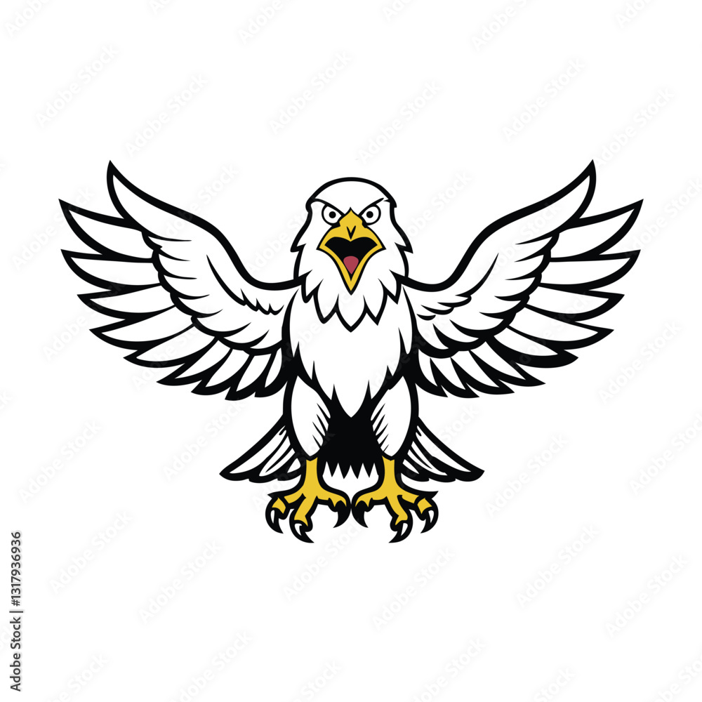 Obraz premium eagle with wings