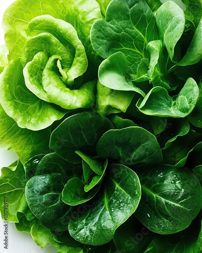 Fresh green lettuce variety for healthy meals.
