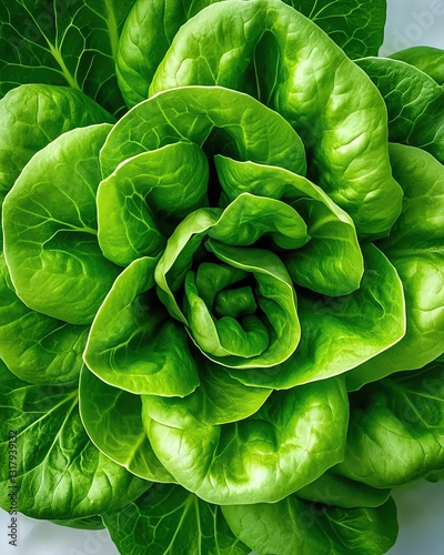 Fresh romaine lettuce with vibrant green leaves.