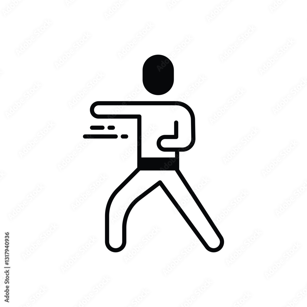 Obraz premium Boxing Vector icon