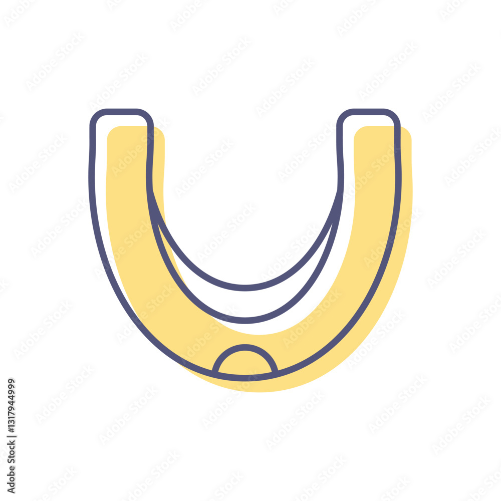 Gum Shield Vector icon Gum Shield Vector icon
