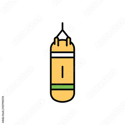 Punching Ball Vector icon
