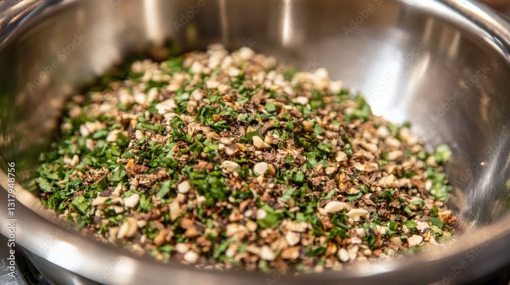 Mixed Spices in a Bowl for Flavorful Dishes Mixed Spices in a Bowl for Flavorful Dishes