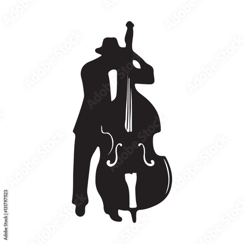 Silhouette of cinco de mayo Fondo blanco vector