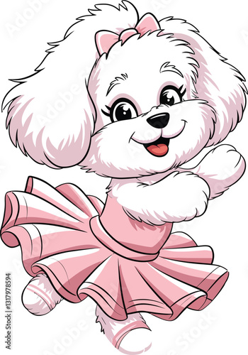 Adorable Maltese Ballerina Puppy