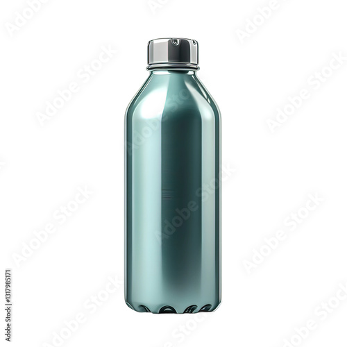 Wallpaper Mural Clear bottle with a silver cap on transparent background Torontodigital.ca