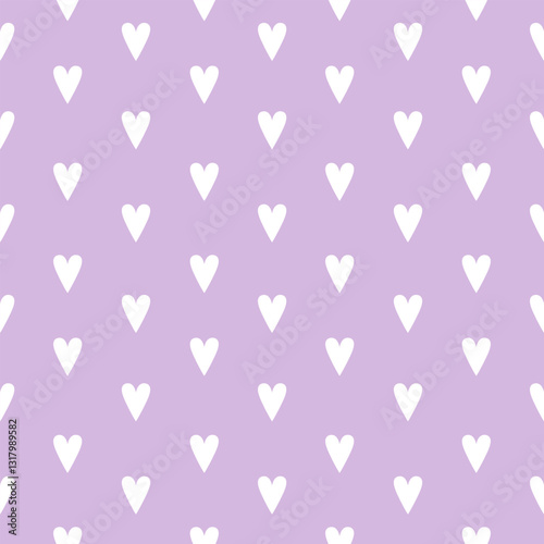 Loving Hearts Valentine's seamless Pattern