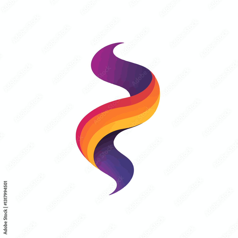 Abstract Colorful Swirl Graphic, Gradient Flow, Modern Design Element, Art Abstract Colorful Swirl Graphic, Gradient Flow, Modern Design Element, Art