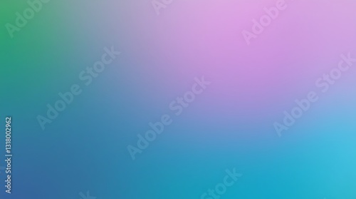 Teal to lavender blurred gradient background