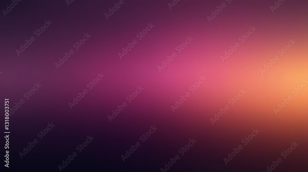 Fototapeta premium Yellow orange to purple blurred gradient background