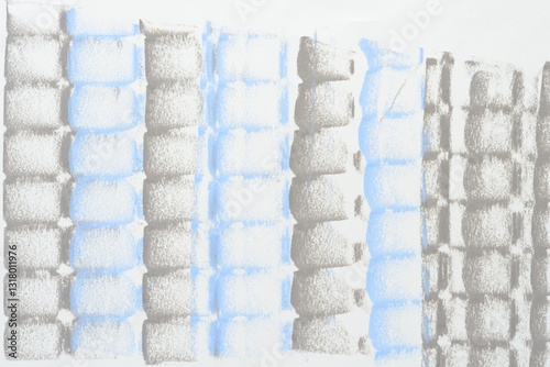 alternating blue and gray grid pattern 