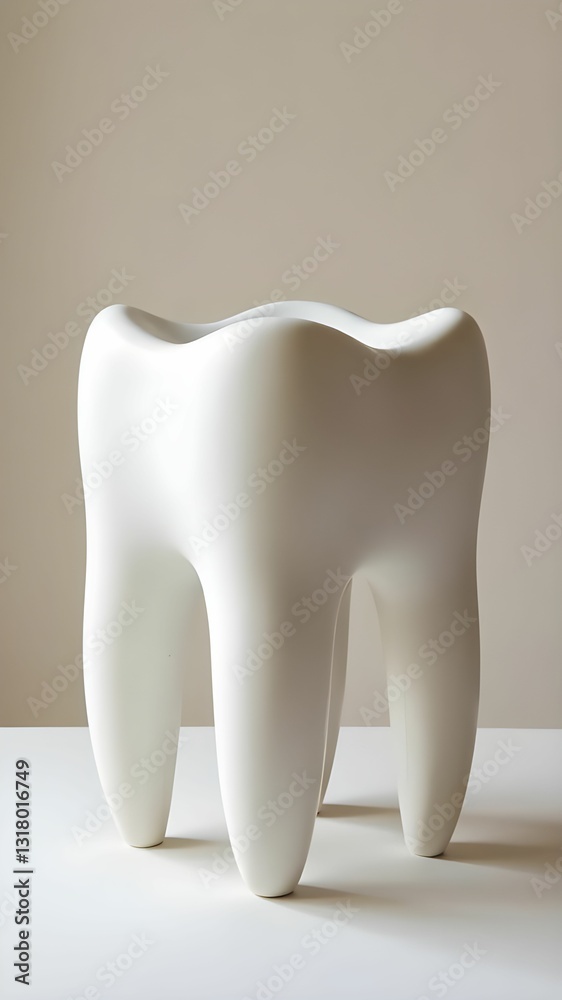 Designer Modern Tooth Shaped Chair Designer Modern Tooth Shaped Chair