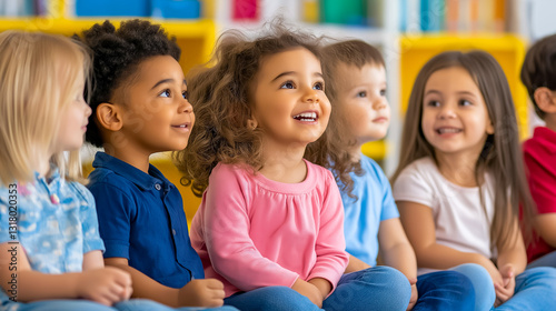 Kids Listening to Storytime