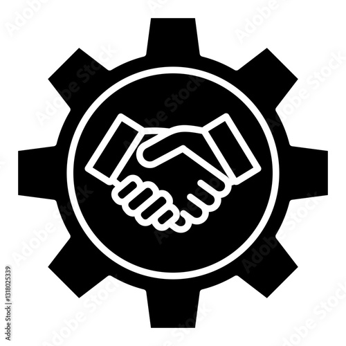 Strategic partnership icon