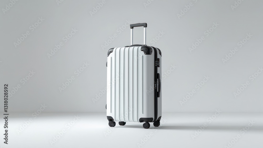 Suitcase Travel Luggage Isolated White Background Suitcase Travel Luggage Isolated White Background