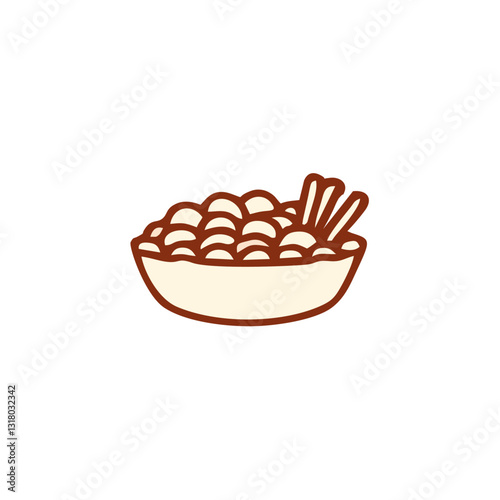 Food courts icons . Outline  food courts vector icons for web design isolated on white background