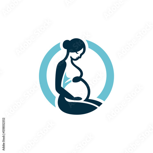 pregnancy logo template