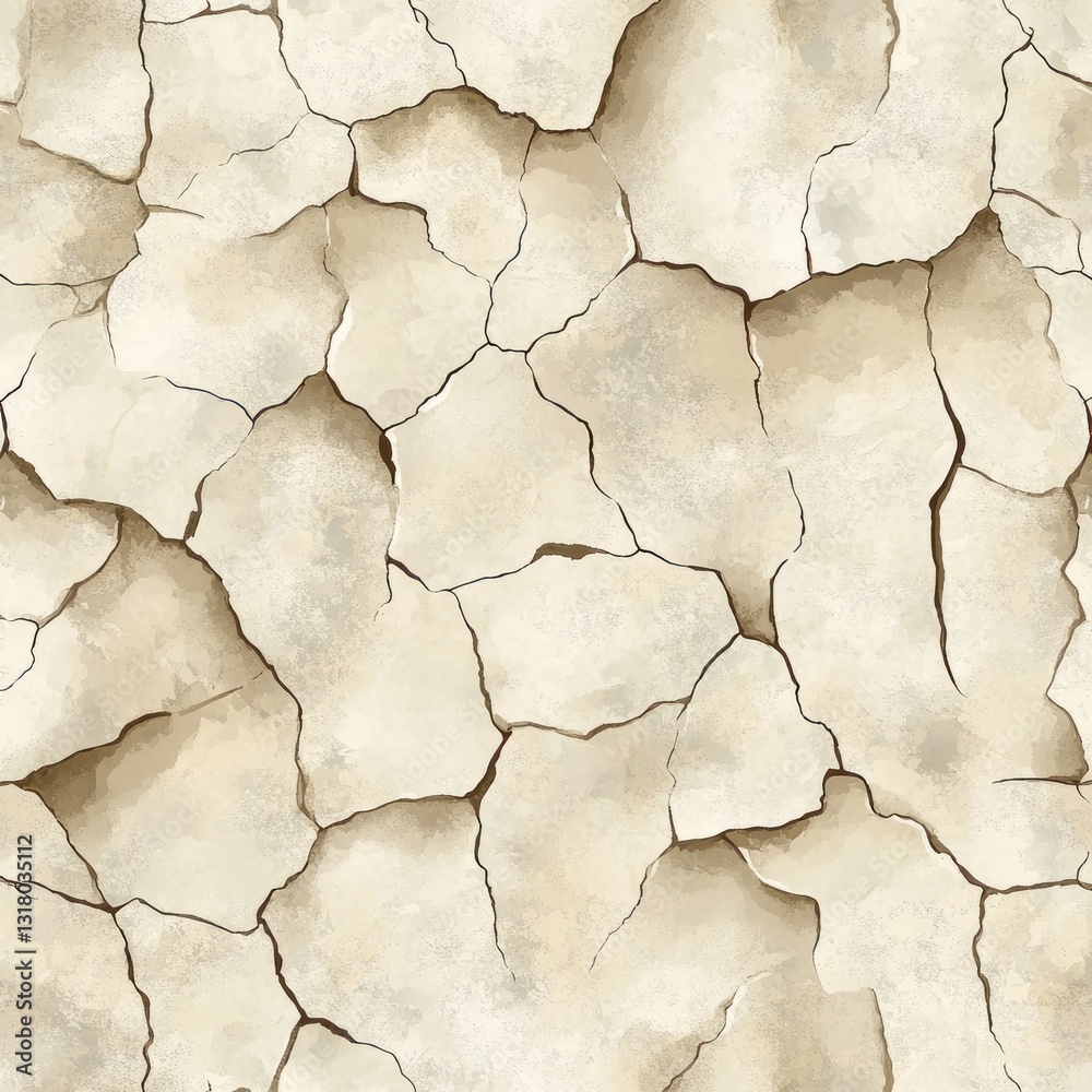 Beige cracked texture seamless pattern. (1) Beige cracked texture seamless pattern. (1)